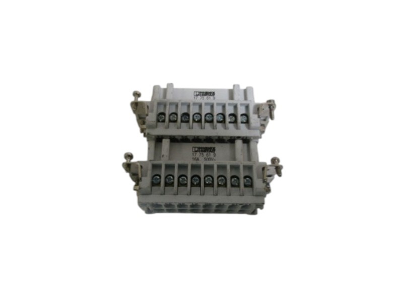 LOT OF 2 PHOENIX CONTACT CONNECTOR 17 75 61 9 NSNP