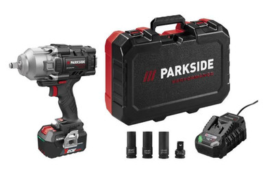 PARKSIDE PERFORMANCE  PASSP 20 Li C4 Akku Drehschlagschrauber mit 4Ah Akku/Ladeg