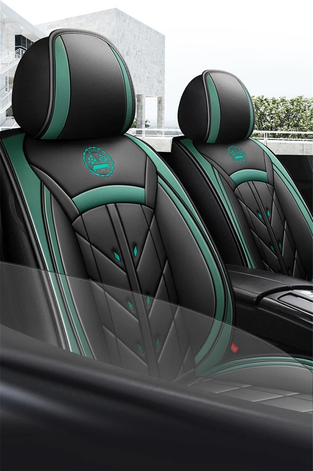 Capa de assento de carro de couro ecológico personalizada para viagem de carro Mazda 3 6 2 C5 CX-5 CX7 323 626 - Imagem 2 de 4