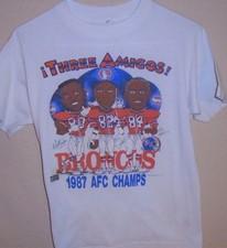 Vintage 1987 Denver Broncos character NFL football Shirt Unisex Men Women