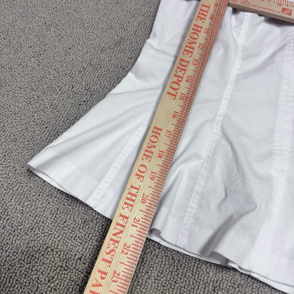 Блузка DKNY белая без рукавов женская размер маленький - Изображение 4 из 4