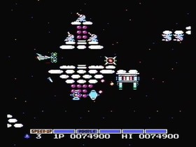 KONAMI Nintendo NES Horizontal Shoot'em Up GRADIUS German PAL-B Nemesis H-Shmup