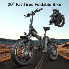 Hikeep 48V 25AH Fat Tire Electric Bike Removable Battery Folding E-Bike Adults