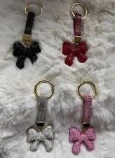 Bow Rhinestone Keychain NEW