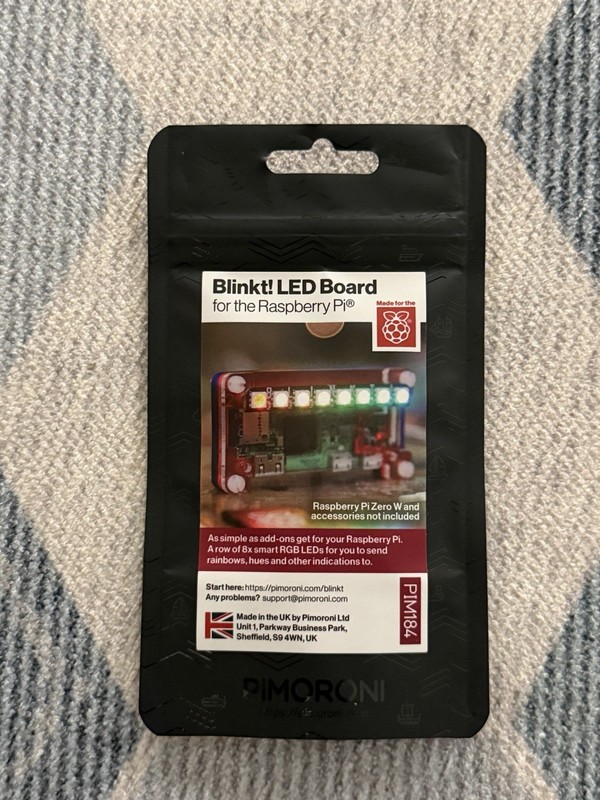 Blinkt! LED Board for the Raspberry Pi