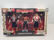 WWE Elite Generations Samoan Dynasty Afa Roman Reigns Sika 3 Pack Tribal Chief