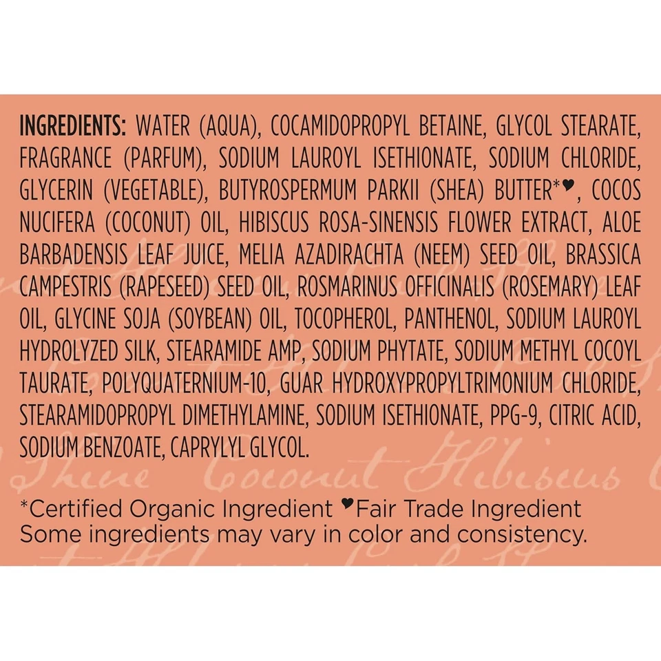 SheaMoisture Coconut & Hibiscus Curl & Shine Shampoo for Curly Hair - Image 4 of 4