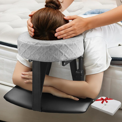 Massage Headrest for Bed, Adjustable Headrest Face Pillow Cradle & Face Cushion