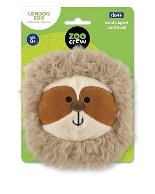 Hand-Puppet Cloth Book Sloth by Make Believe Ideas 9781806830442 NEW