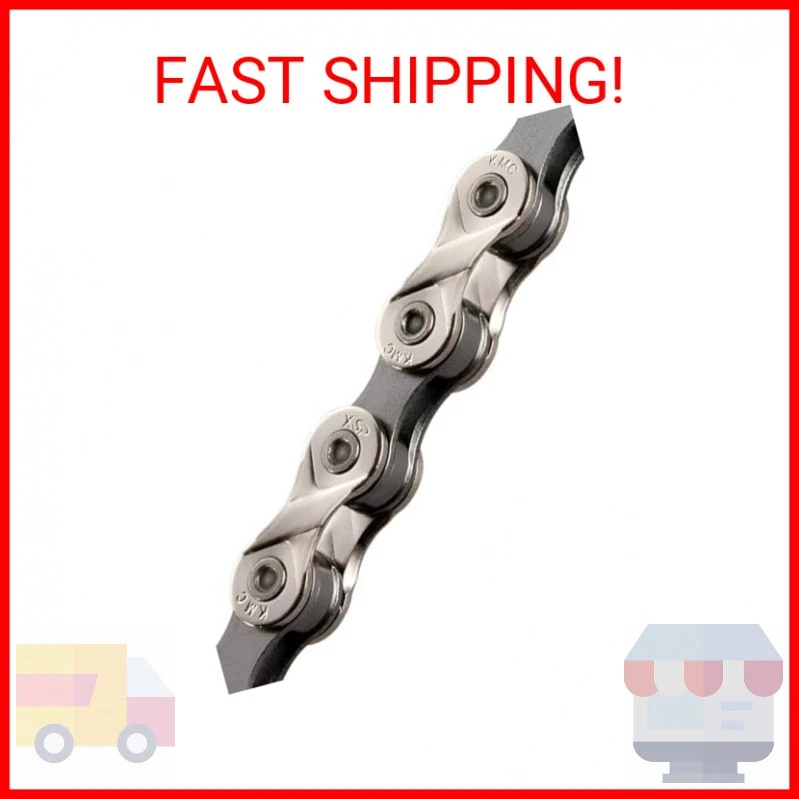 Cadena KMC 8SP X8-plata/gris - X8,93 Foto 2 de 2