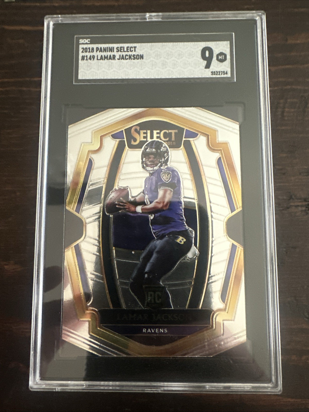 2018 Panini Select - Premier Level Lamar Jackson #149 (RC)
