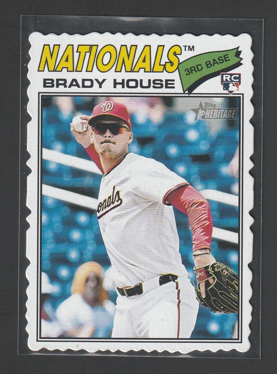 Brady House 2026 Topps Heritage #153 "Deckle Edge" Washington Nationals Rookie