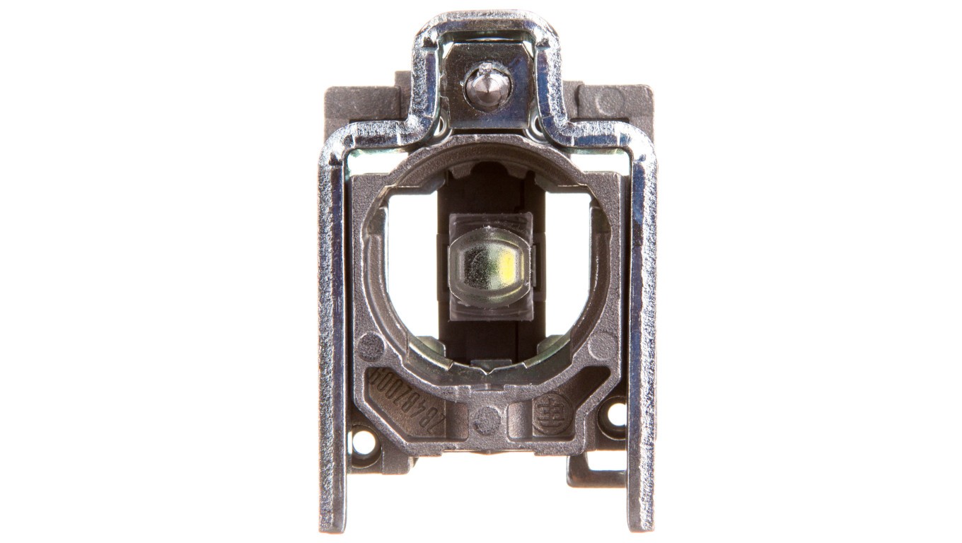 24V LED button housing metal white Harmony XB4 ZB4BVB1