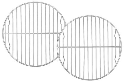 TeamFar Round Cooling Rack Set of 2, 9 Inch Baking Steaming 9'', Silver
