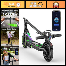 Powerful Electric Scooter 350W/500W Motor, 19MPH Speed, 21-28 Miles Range, Foldi