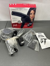 Hot  hotter Ceramic Pro 2000 Hair Dryer With 2 Attachments Open Box