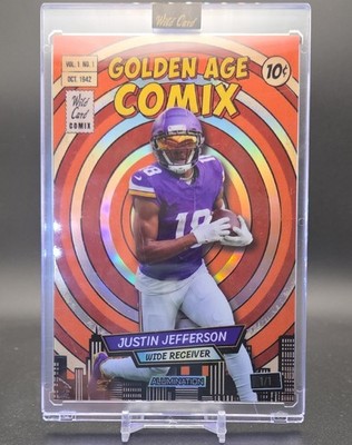 2026 Wild Card Golden Age Comix Justin Jefferson Mammoth 1/1