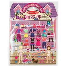 Melissa  Doug Puffy Sticker Play Set-Dress-Up 76 Stickers