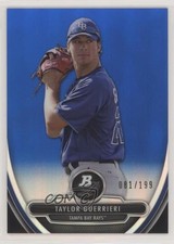 2013 Bowman Platinum Prospects Chrome Blue Refractor 81/199 Taylor Guerrieri fm0