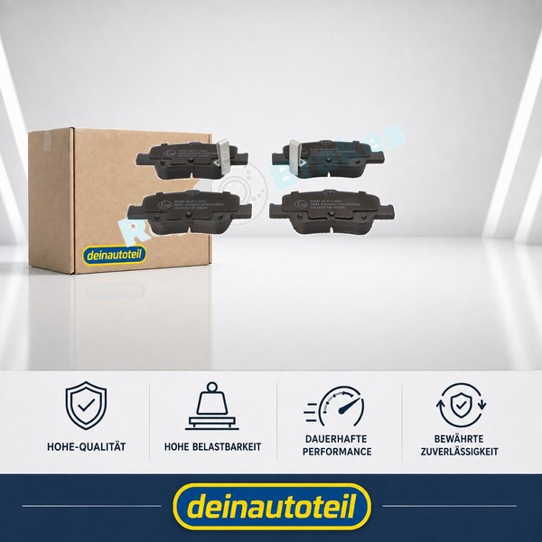 Bremsbelagsatz Scheibenbremse Hinten RAP Brakes R P1266 FÜR Toyota BremsbelÄGe-image