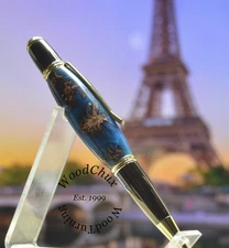 Pen Handmade Pine Cones & Resin Writing Pens Artwork USA SEE VIDEO 1564