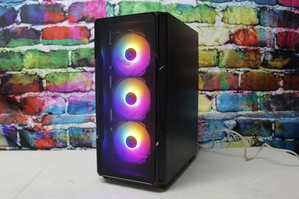 Custom LED Gaming Desktop PC Intel Core i7 3.40 Quad 16 GB SSD Nvidia 1660 Super - Image 3 of 4