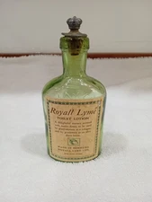 Royall Lyme Toilet Lotion 4oz Embossed Bottle