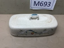 Vintage Butter Dish Geese Lid