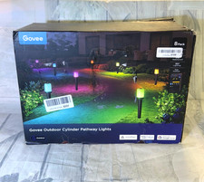 Govee 8 Pack Outdoor Cylinder Pathway Lights, App Control, Google Home and Alexa