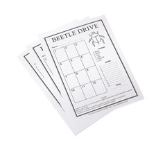 BEETLE DRIVE GAME CARDS PACK OF 25 - GREAT FUN TRADITIONAL FAMILY GAME!!
