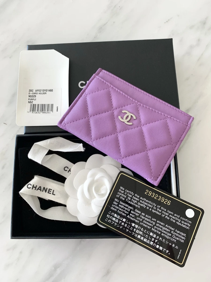 CHANEL Leather Purple Wallets for Women for sale | eBay