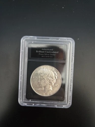 1926-D $1 Peace Dollar Uncirculated (Bradford Exchange)