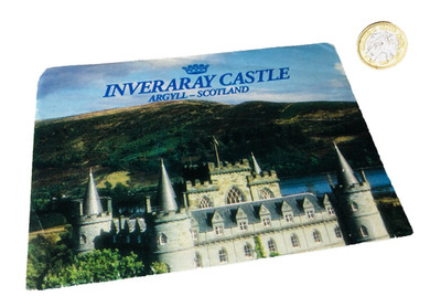 Faltblatt Inveraray Castle Argyll Schottland Vintage ra