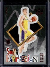 2024-25 Panini Court Kings Dalton Knecht Self Expression Ruby RC #/149 Lakers