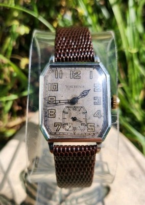 Vtg 1925 Waltham Model 1898 Grade 561 Men's 27mm Tank Watch 7J Mechanical!!!
