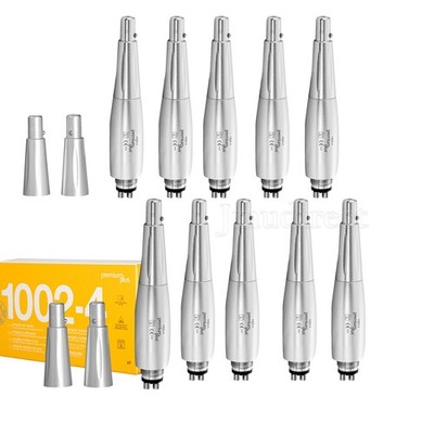 3/5/10pcs Premium Plus Dental Hygiene Prophy Handpiece 4 Holes w/3 Nose Cones