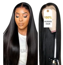 26 Inches Full Frontal Lace Front Wig, 100 Human Hair Density 200