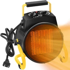 Outdoor Heaters for Patio, 1500W Electric Garage Heater with Overheat Protection