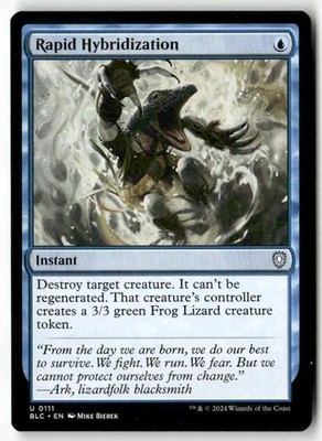 Rapid Hybridization 111 MTG BLC U NM