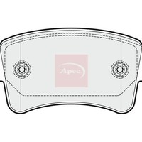 Audi A5 8T3 2007-2017 BremsbeläGe Hinten (Rear) (R90) PAD1655