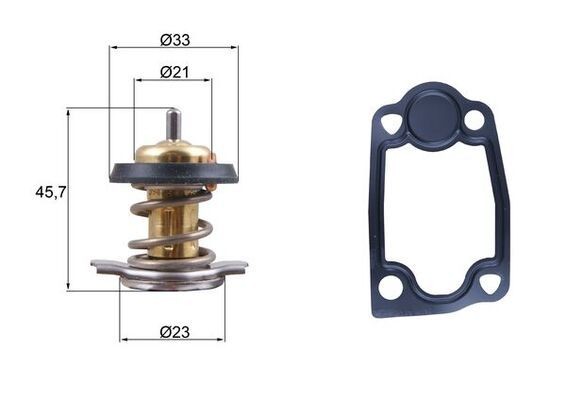 Thermostat liquide de refroidissement MAHLE TX 266 79D résout les fuites CITROËN 1336AA