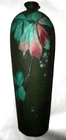 ARTS CRAFTS  ARTIST SIGNED  MATTE GREEN Art Pottery vase 14" RADFORD WELLER  HTF