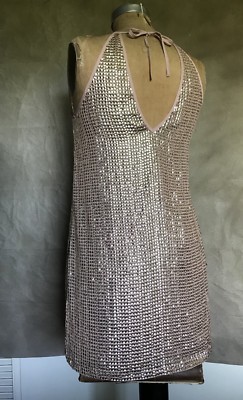 slim fit dress slacks Bella Short Dress: Artisan Made Luxury in Rose Gold – NJ3ATELIER main image 1