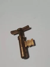 1800’s corbin pocket mortise Hooked key -  Bronze Brass