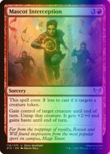 MTG Mascot Interception (110/447) Strixhaven School of Mages LP FOIL