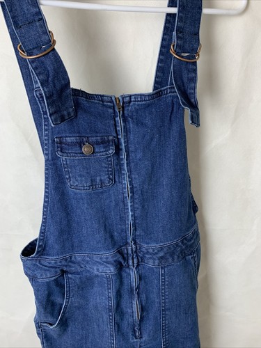 "Pechera de mezclilla pequeña para mujer Forever 21 Los Angeles cintura 29"" entrepierna 32""" - Imagen 4 de 7