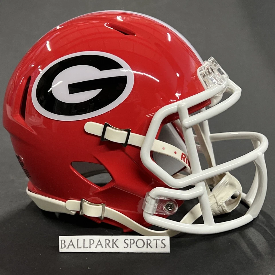 Mini casco de velocidad Georgia Bulldogs Riddell con licencia NCAA ¡Nuevo! Foto 2 de 4