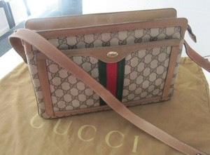 authentic vintage gucci crossbody bags GUCCI AUTHENTIC VINTAGE THREE STRIPED MONOGRAM GG CROSSBODY SHOULDER BAG PURSE | eBay