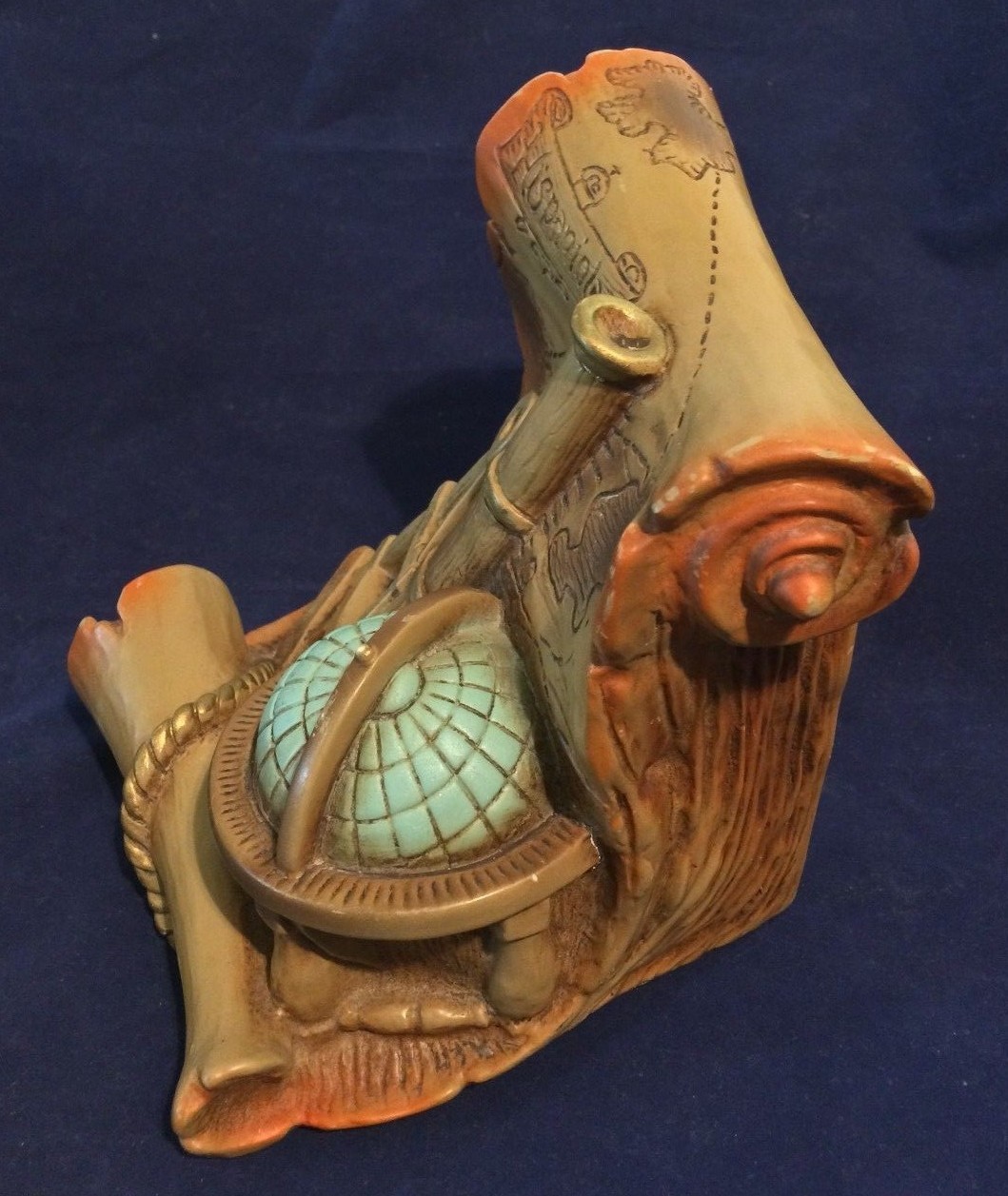 BOOKENDS Hispaniola Explorer, 1967, Universal Statuary Corp. Chicago