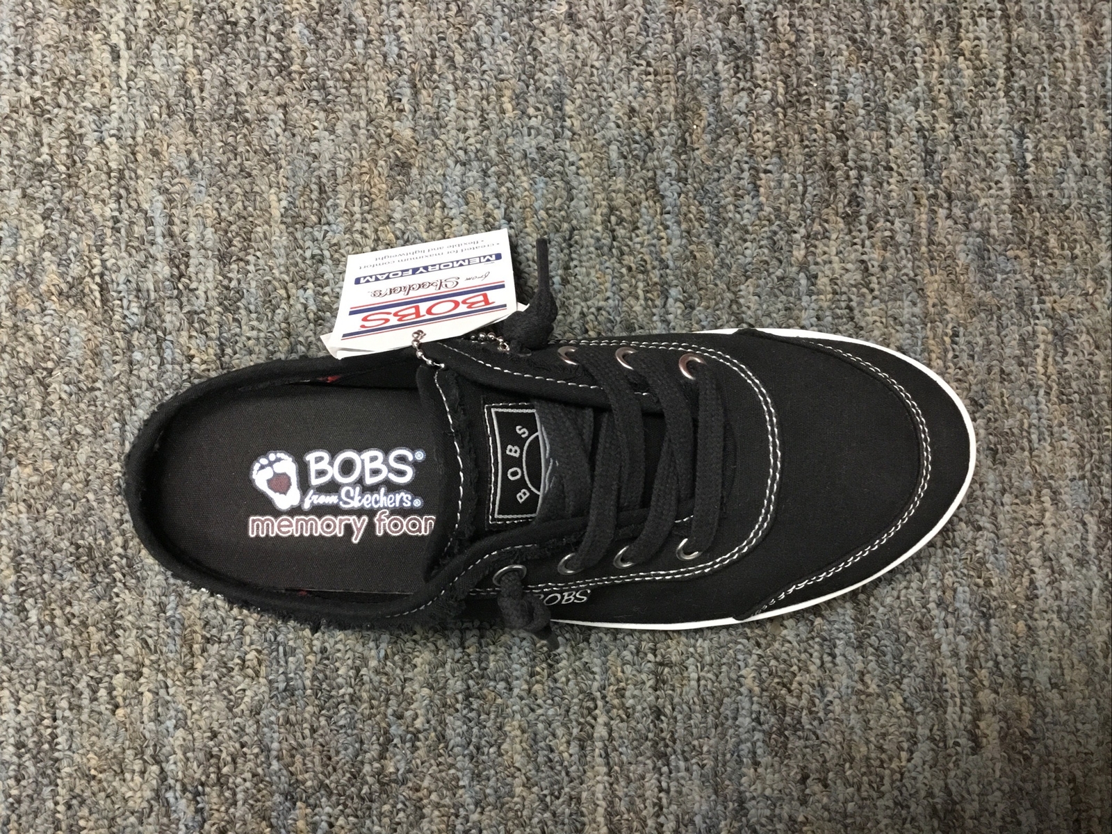 New Women’s Skechers 113509 Black Bobs B Cute Lemon Squeezy Slip-ons Size 5.5 M image 5